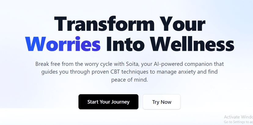 AI-Powered Mental Health Assistant App preview